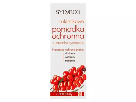 Sylveco - Захисна губна помада з обліпихою - Rokitnikowa Pomadka Ochronna - 4,6g