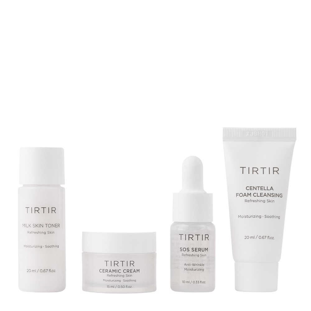 TIRTIR - Glow Trial Kit - Набір мініатюр для догляду за обличчям - 20ml+20ml+10ml+15ml