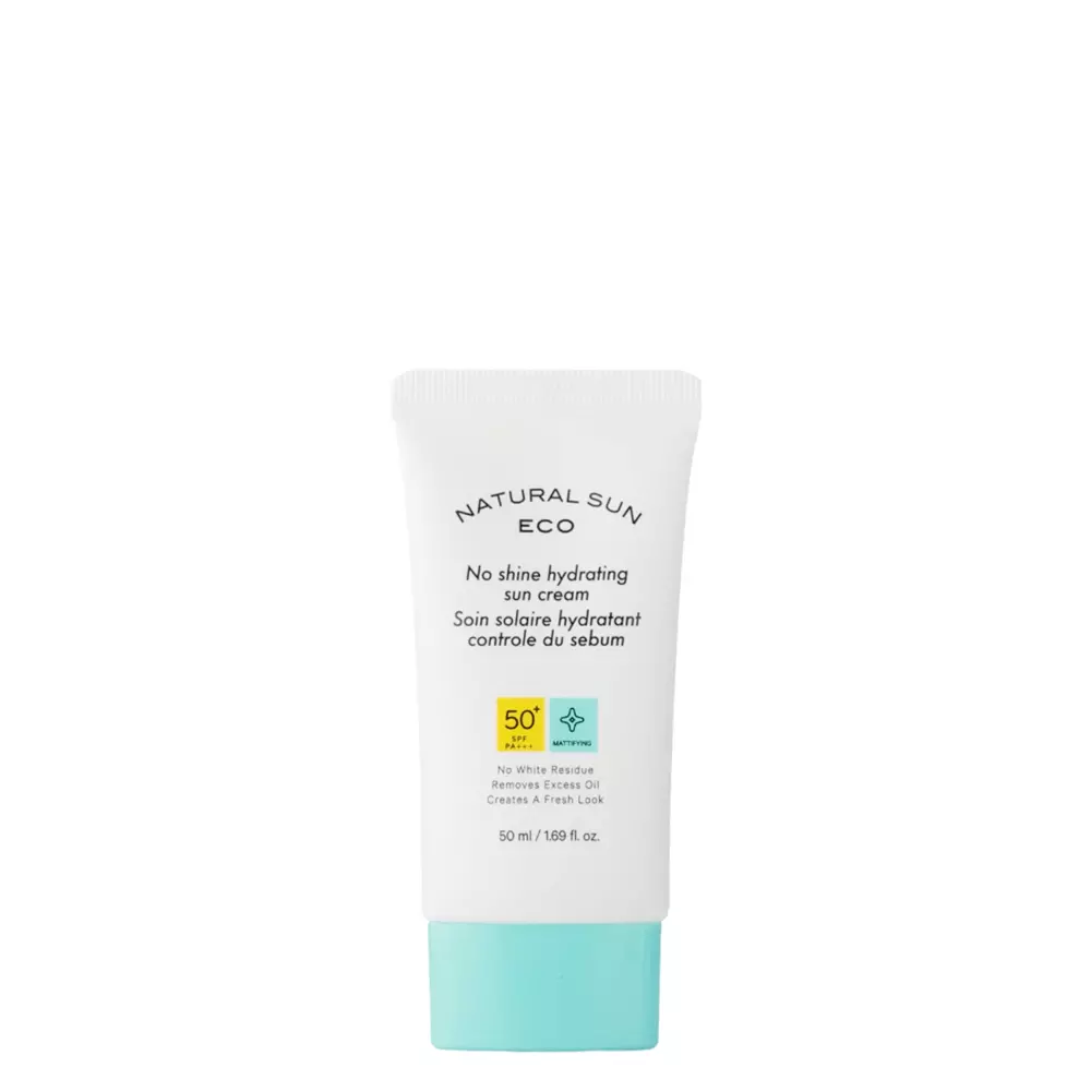 The Face Shop - Natural Sun Eco - No Shine Hydrating Sun Cream - SPF 50+ PA+++ - Сонцезахисний крем для обличчя - 50ml