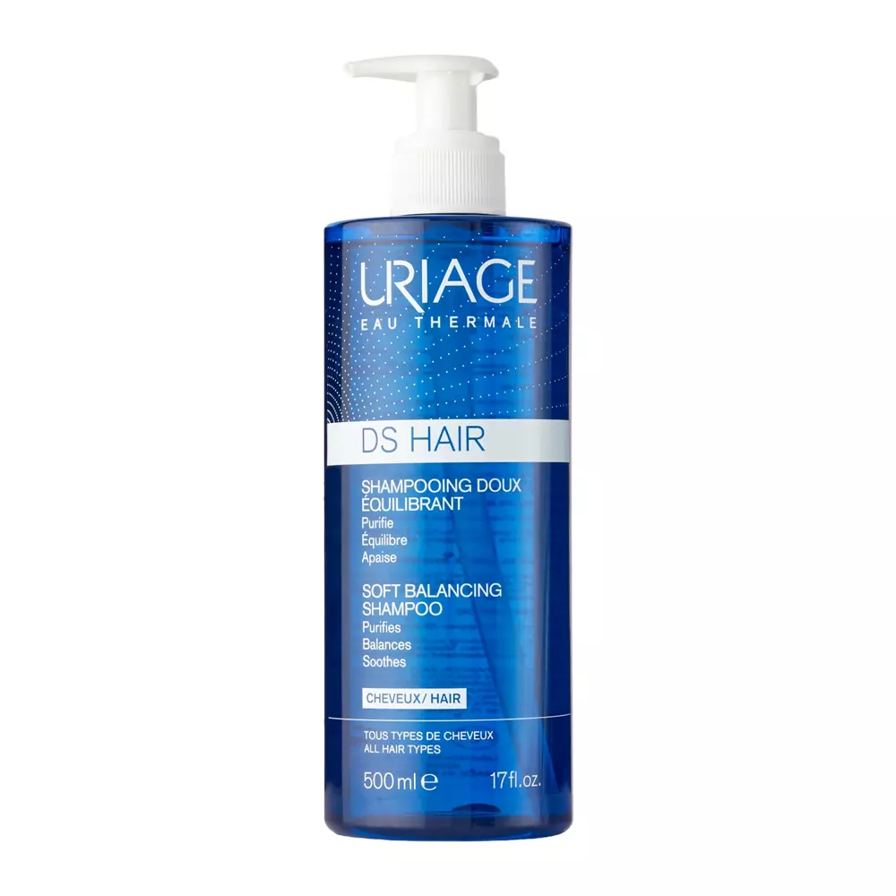 Uriage - D.S. Hair Equilibrant Shampoo - Регулюючий шампунь для волосся - 500ml