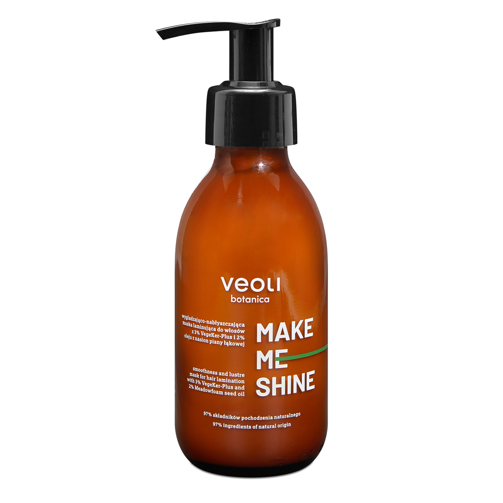 Veoli Botanica - Make Me Shine - Ламінувальна маска для розгладження та блиску волосся - 140ml