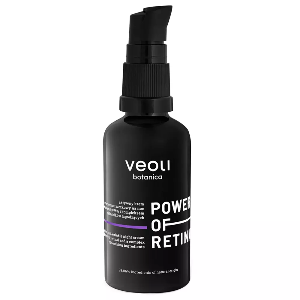 Veoli Botanica - Нічний крем проти зморшок з ретиналем - Power of Retinal - 40ml