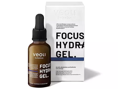 Veoli Botanica - Зволожувальна гелева сироватка з потрійною гіалуроновою кислотою - Focus Hydration Gel - 30ml